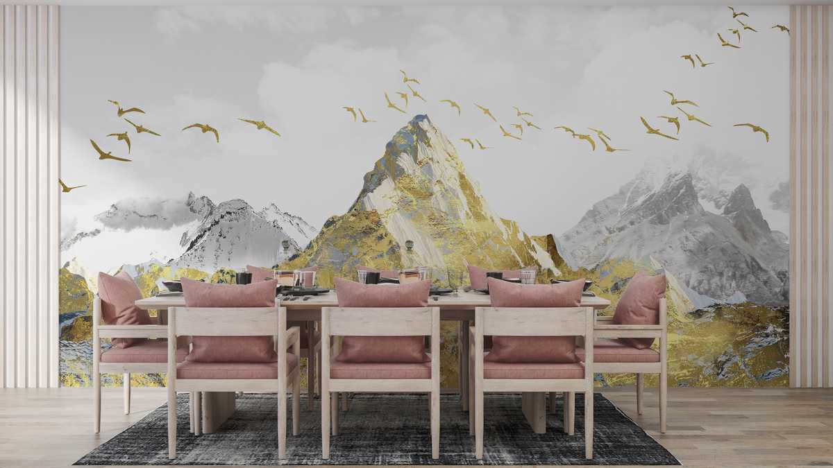 фотообои в зале