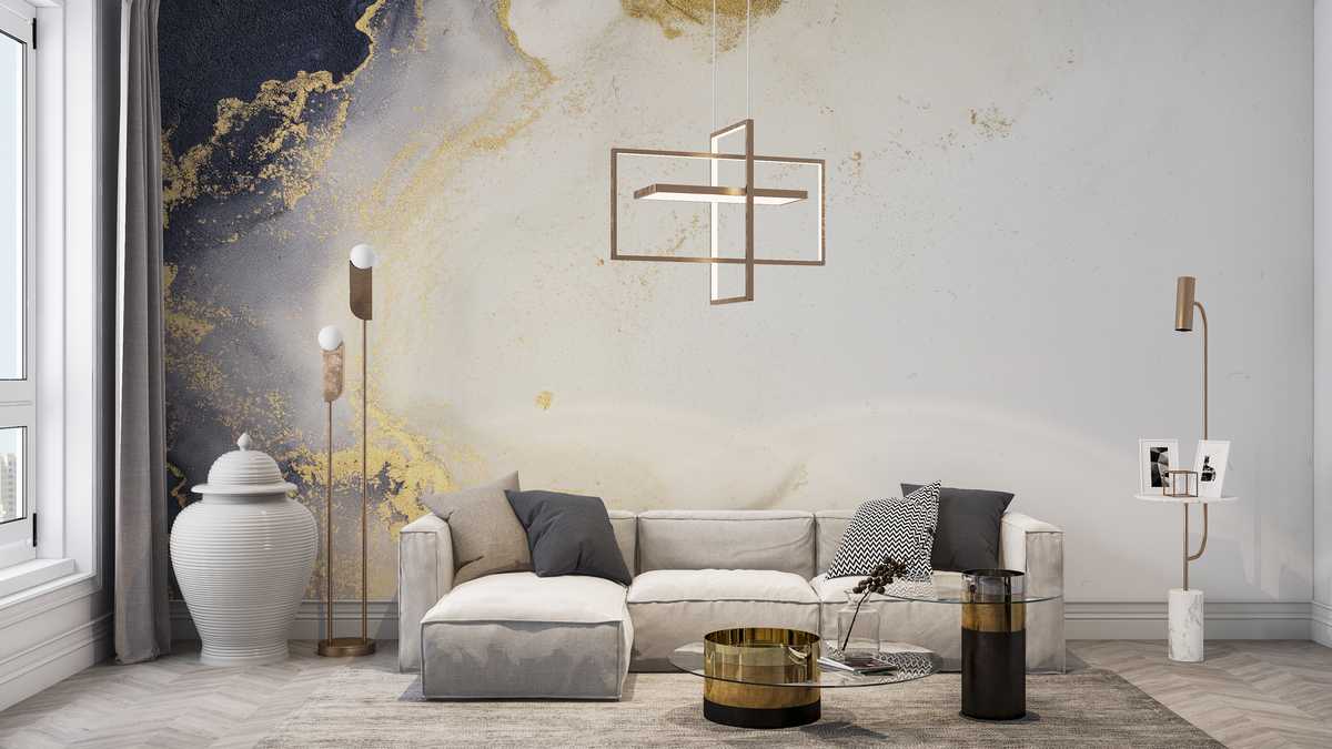 фотообои в зале